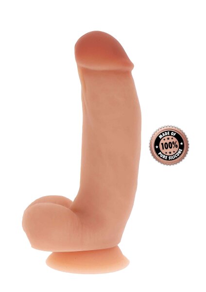 Silicone Dildo with Balls Skin 18cm