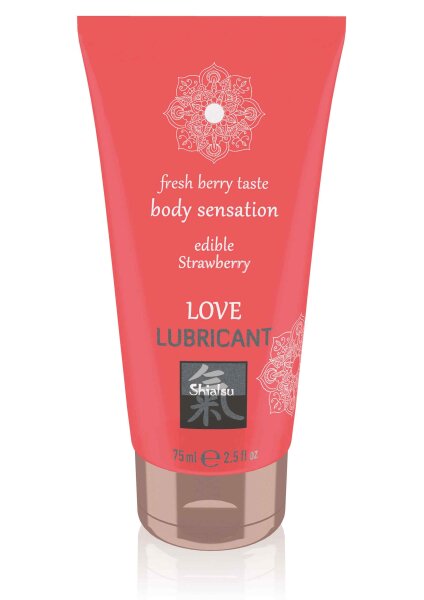 HOT Love Lubricant Edible Strawberry 75 ml