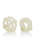 Island Rings Double Stacker White