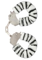Furry Fun Cuffs Zebra