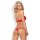Obsessive Bra and Thong Red S - XL