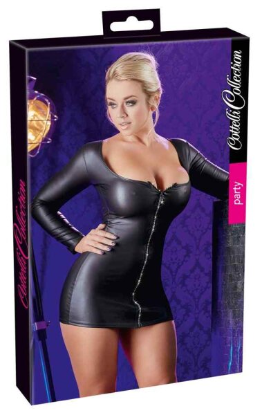 Kleid Glitzerzip S - XL
