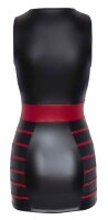 Kleid schwarz/rot S - XL