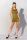 Bedrucktes Datex Kleid mit Streifen gelb S - XL