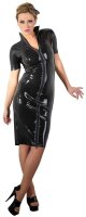 Latex Kleid Zip S - 2XL