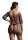Duo Net Sleeved Mini Dress Black One Size - Queen Size