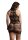 Criss Cross Neck Mini Dress Black One Size - Queen Size