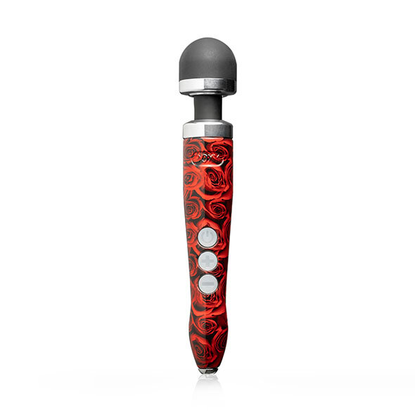 Doxy Die Cast 3R Rechargeable Wand Massager Rose Pattern