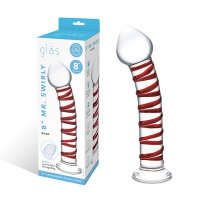 Glas Mr. Swirly Dildo 20,3 cm
