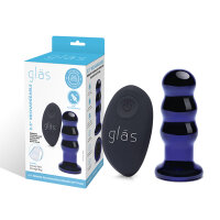 Glas Rechargeable Remote Controlled  Vibrating Beaded...