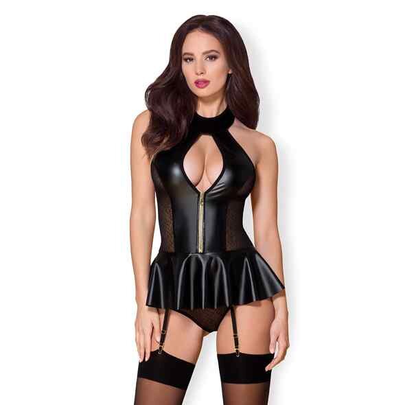 Obsessive Corset and Thong S - XL