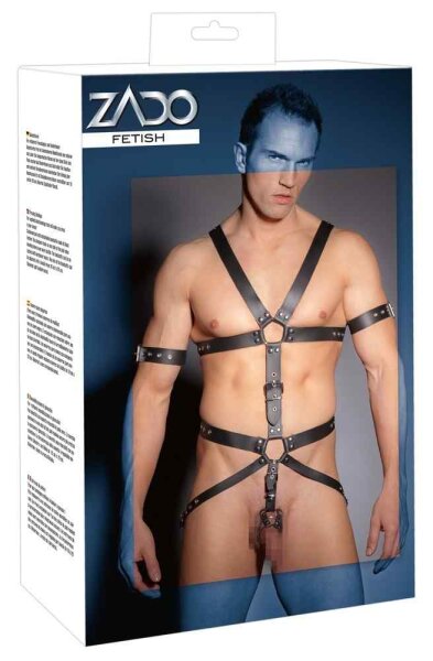 Leder Herren Harness S - XL