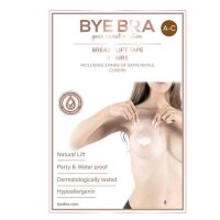 Bye Bra Breast Lift & Silk Nipple Covers A - H 3 Pairs