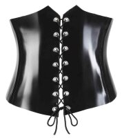 Latex Mieder schwarz S