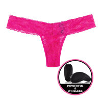 Secrets Vibrating Panties Lace Thong Pink Queen