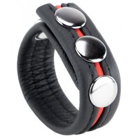 Leather Cockring Red