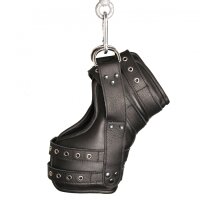 Deluxe Set of 2 Leather Leg Hangers