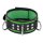 Leather Necklace 3 Rings D Green-Black