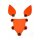 Puppy Set Orange Leather Ears And Tongue