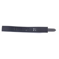 Ultra Black Leather Collar