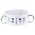 Ultra White Leather Necklace