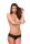 Lace Open Crotch Panty Black L - 3XL/4XL