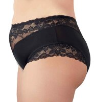 Perlenslip schwarz L - 4XL