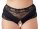 Perlenslip schwarz L - 4XL