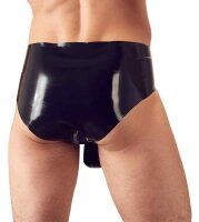Latex Slip mit Penish&uuml;lle S - XL