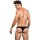 Microfiber Thong Black S/M - L/XL