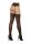 Sheer thigh highs w lace top black One Size - Queen Size