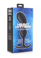 Premium Silicone Weighted Prostate Plug - XL - Black