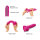 Strap-On-Me Sliding Skin Realistic Dildo Fuchsia S 12,8cm
