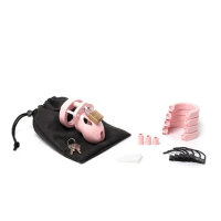 CB-X Mr Stubb Chastity Cock Cage Pink