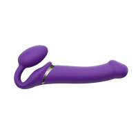 Strap-On-Me Vibrating Bendable Strap-On M Purple