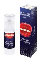 Mai Attraction Hot Kiss Massage Oil Champagne Strawberry...