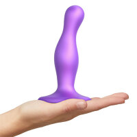 Strap-On-Me Dildo Plug Curvy Metallic Purple M