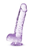 Naturally Yours  6" Crystalline Dildo  Amethyst - 15,2 cm