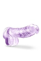 Naturally Yours  6" Crystalline Dildo  Amethyst - 15,2 cm
