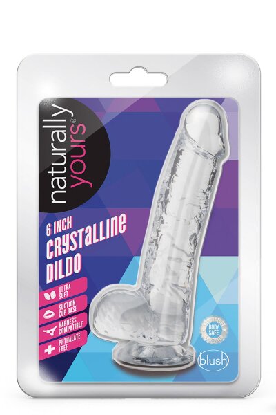 Naturally Yours 6" Crystalline Dildo Diamond - 15,2 cm