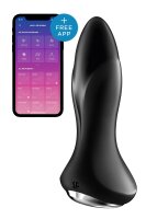 Satisfyer Rotator Plug 1+ Black - 3,8 cm