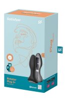 Satisfyer Rotator Plug 2+ Black - 3,6 cm