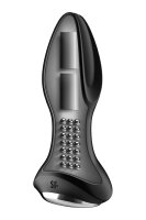 Satisfyer Rotator Plug 2+ Black - 3,6 cm