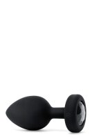 B-Vibe Vibrating Jewel Plug XXL Black - 5 cm