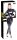 Lack Overall schwarz S - 2XL