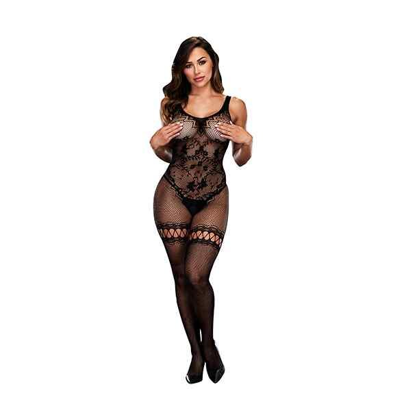 Baci Crotchless Bodystocking One Size