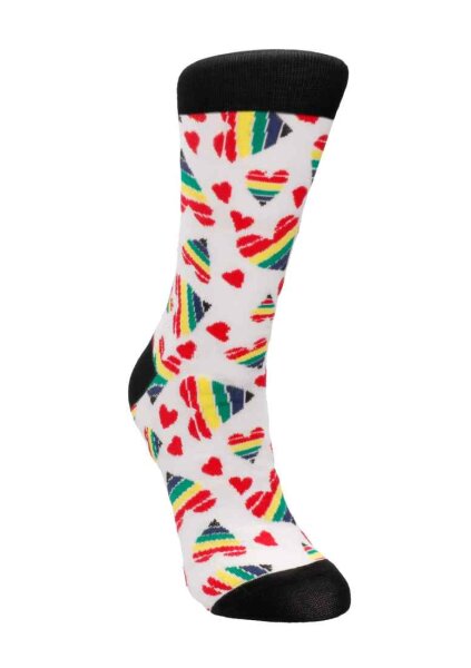 Sexy Socks Happy Hearts - 36-41