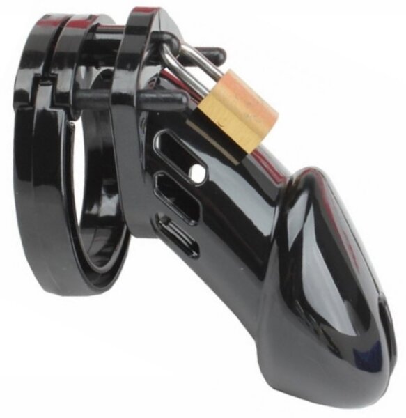 Black Chastity Cage