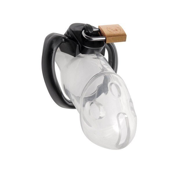 Rikers Locking Chastity Device - Transparent