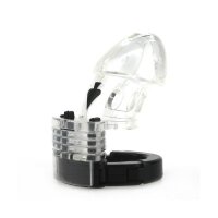 Adjustable Male Cock Cuff Chastity Device - Clear